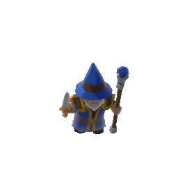 Wizard 공격 프레임, n 방향