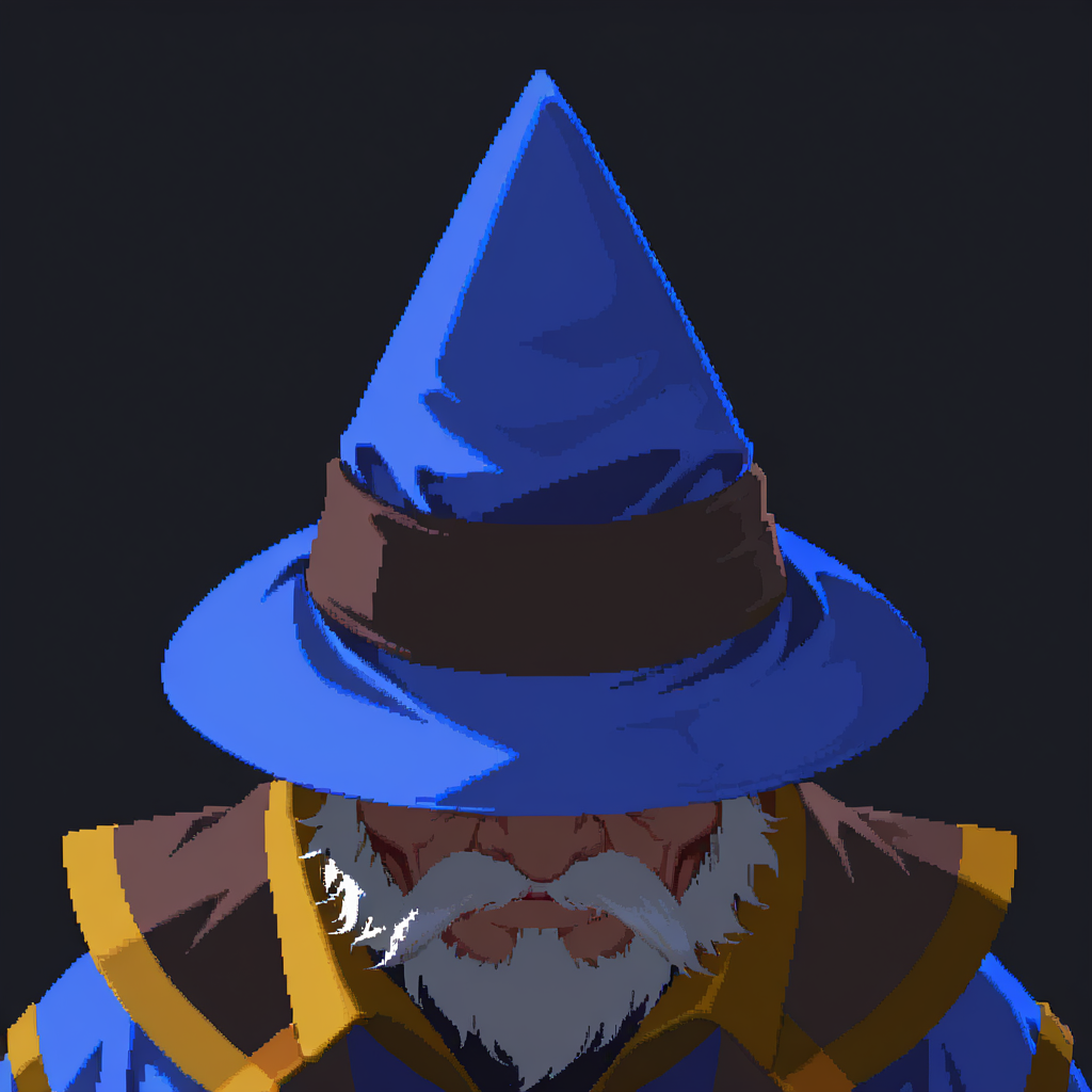 기존 ComfyUI workflow로 생성한 Wizard 카드 초상화
