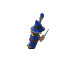 Wizard 공격 프레임, w 방향